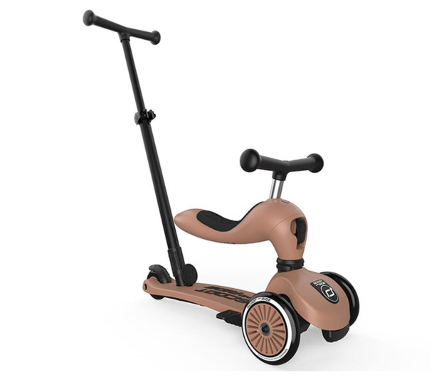 Scoot & Ride Highwaykick 1 Push and Go 2w1 Jeździk i hulajnoga Mocha - 1356966 - zdjęcie 3